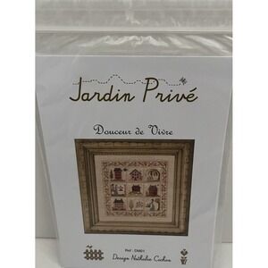 Jardin Prive Douceur de Vivre Design Nathalie Cichon DM01 Chart Pattern ONLY